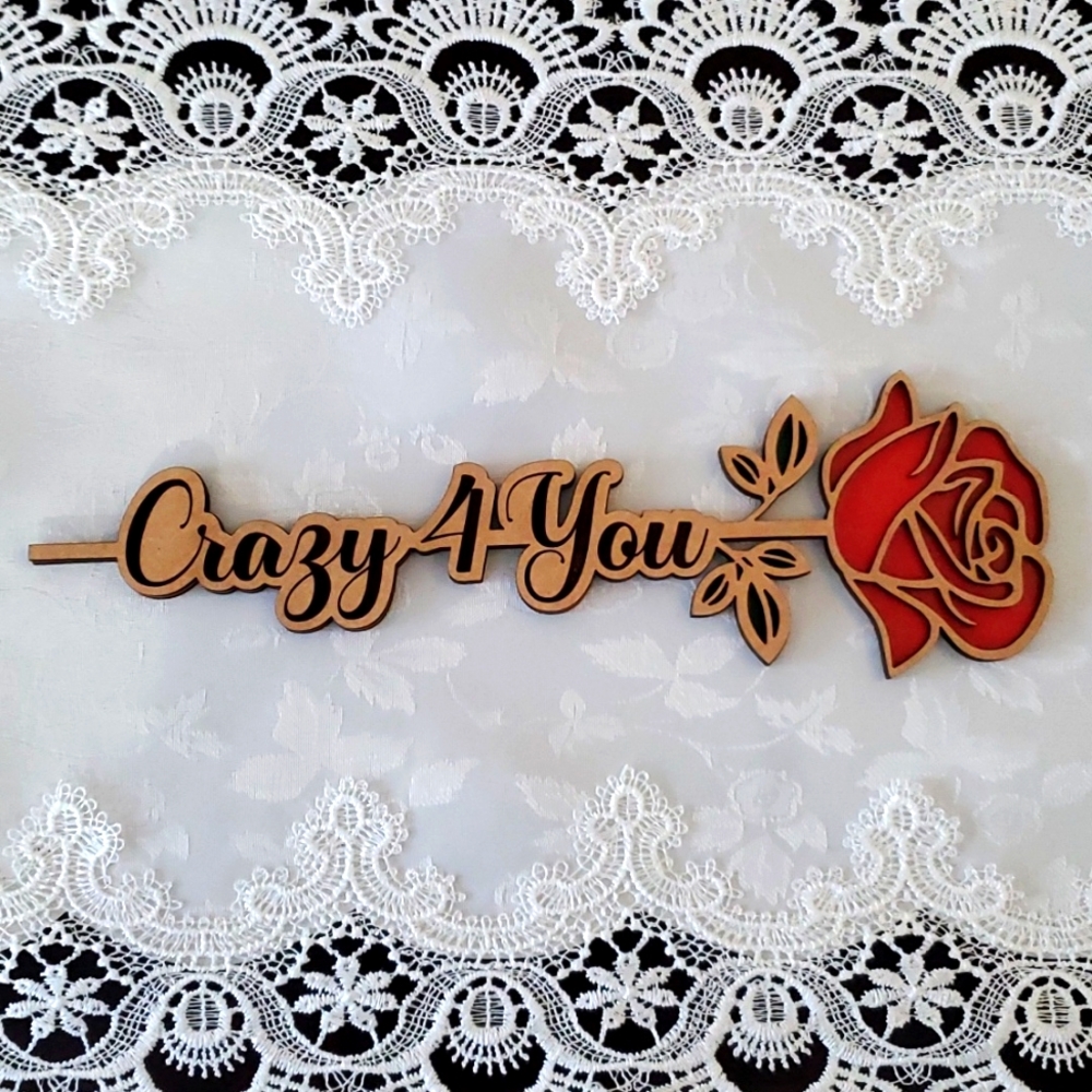 Handmade Wooden Rose